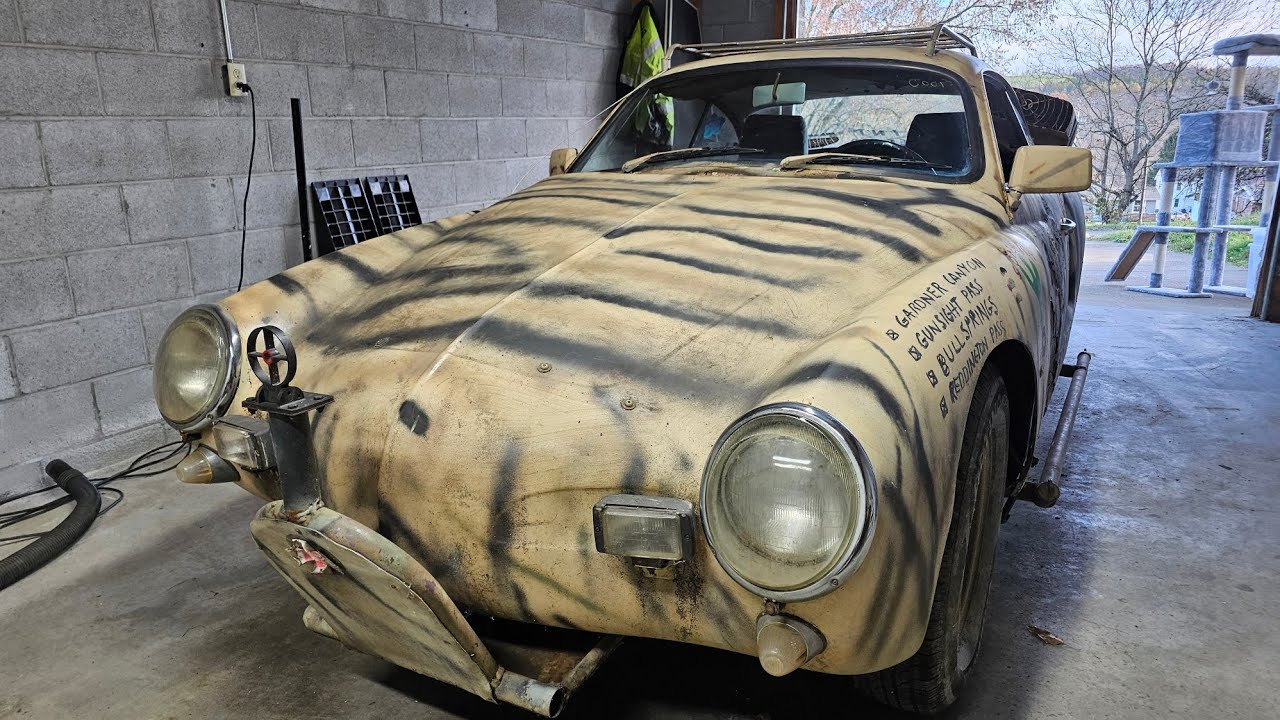 Desert Style Karmann Ghia cleanup and inspection