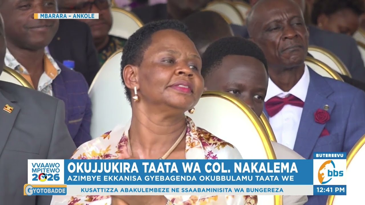 Col. Edith Nakalema Azimbye Ekkanisa Egenda Okubbulwamu Taata we , Yeebazizza Abantu Abamukwatiddeko