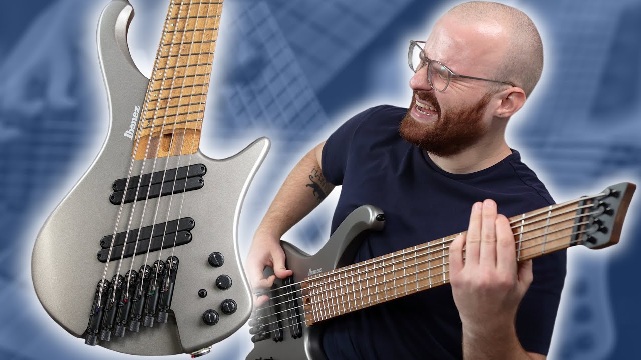 Веерный лад, настоящий ЗВЕРЬ с множеством функций! - Ibanez EHB1006MS [Демо]