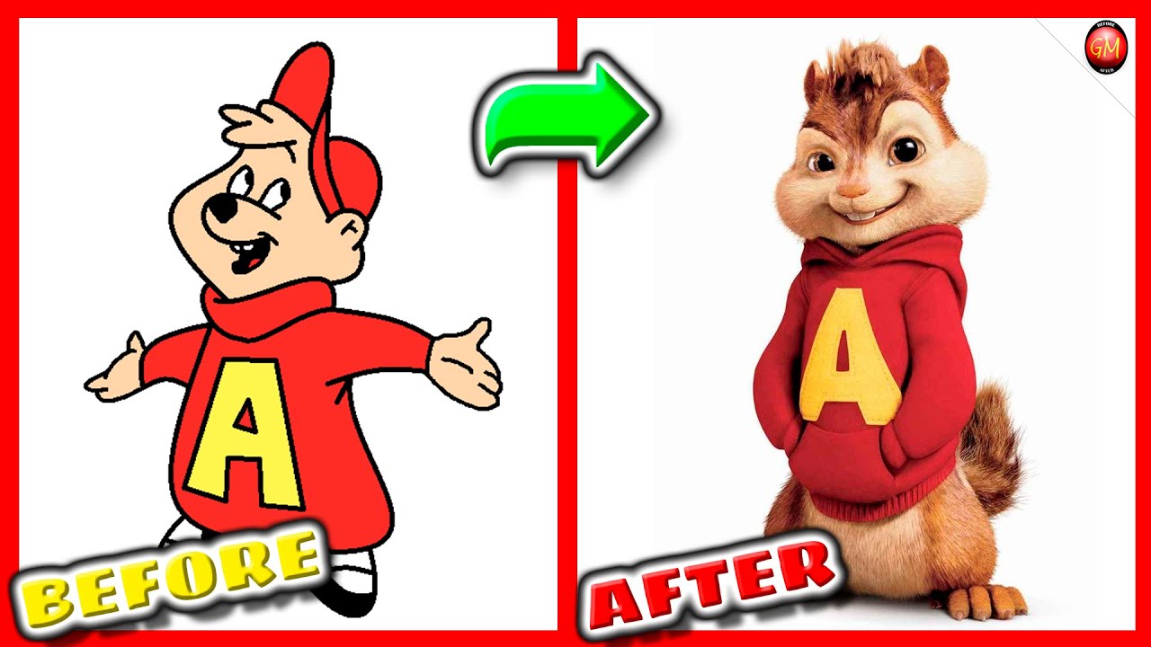 ALVIN and The Chipmunks Prima e Dopo 2021 🧡 Then and Now 🧡 Before and After