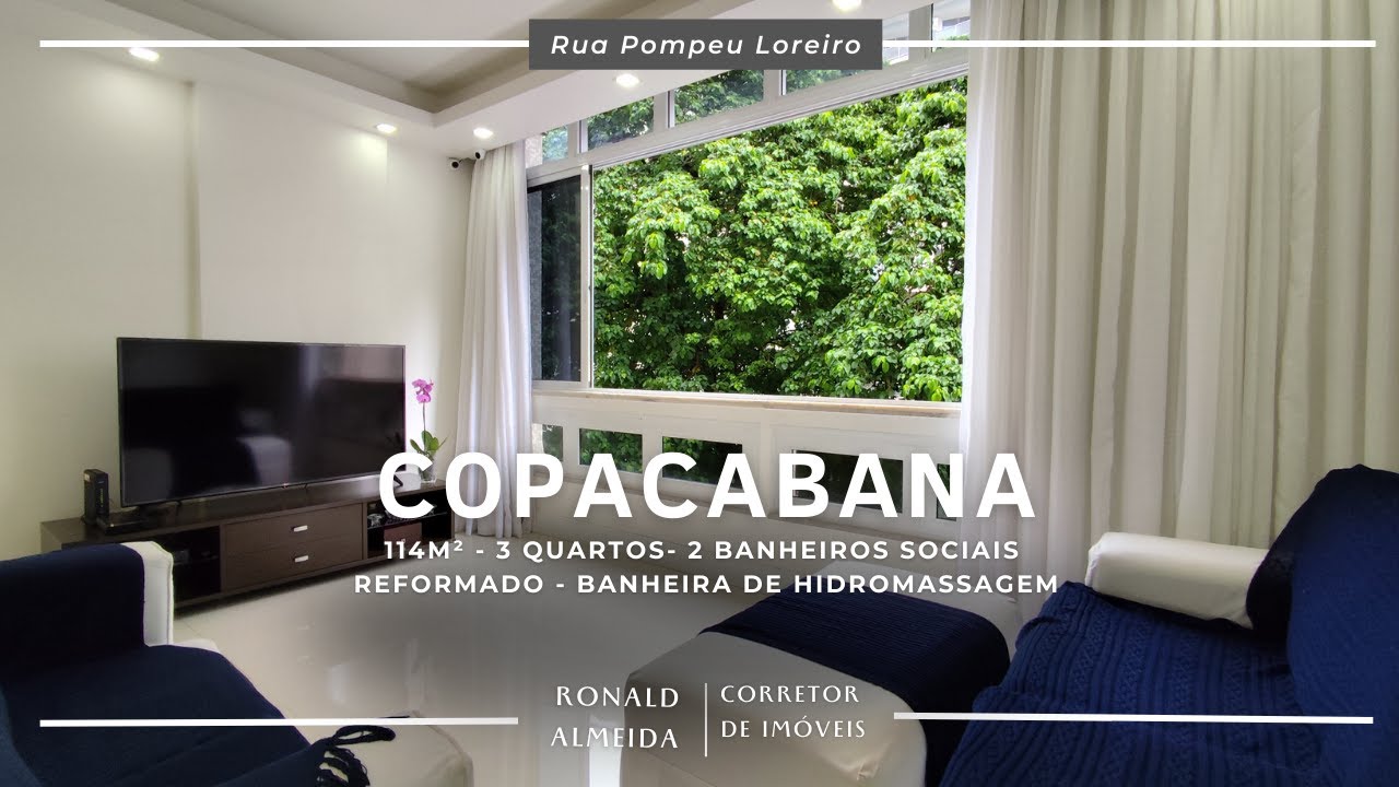 Apartamento Reformado à Venda em Copacabana – Conforto, Sofisticação e Localização Privilegiada