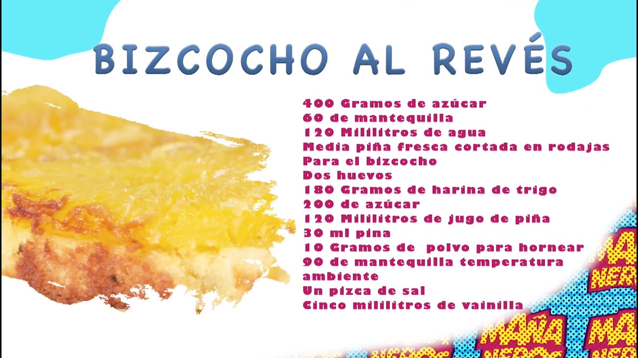Bizcocho al revés - En la Cocina con TN8