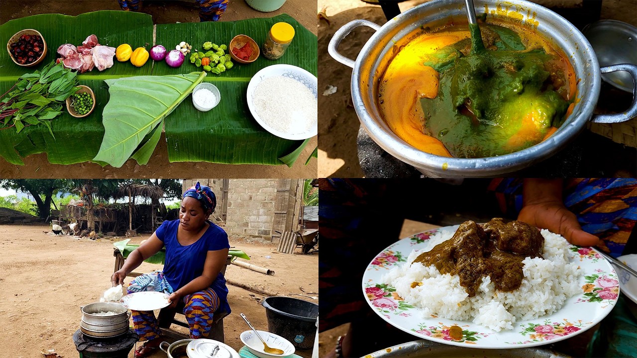 STOP! This Palmnut & Cassava Leaves Recipe Will Shock You (Village Cooking Secret)