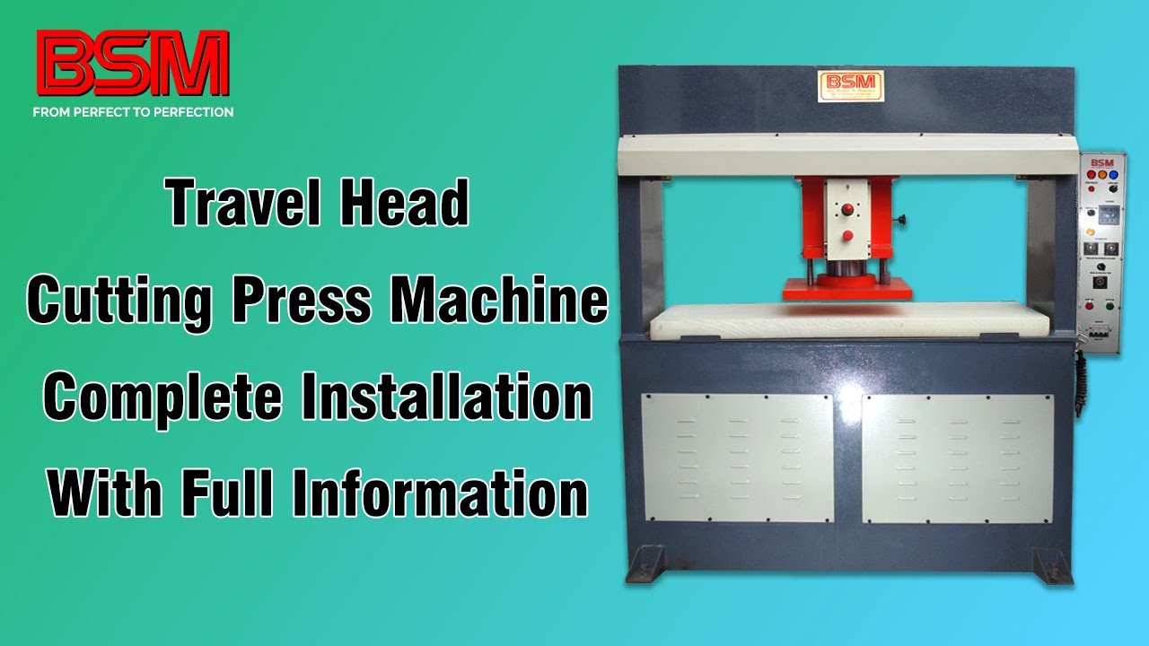 Travel Head Machine Installation Video | Gas Kit Cutting Machine | Leather Cutting Machine