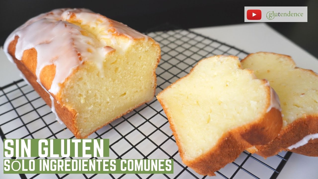 Bizcocho de yogur sin gluten ¡Facilísimo y con ingredientes comunes!