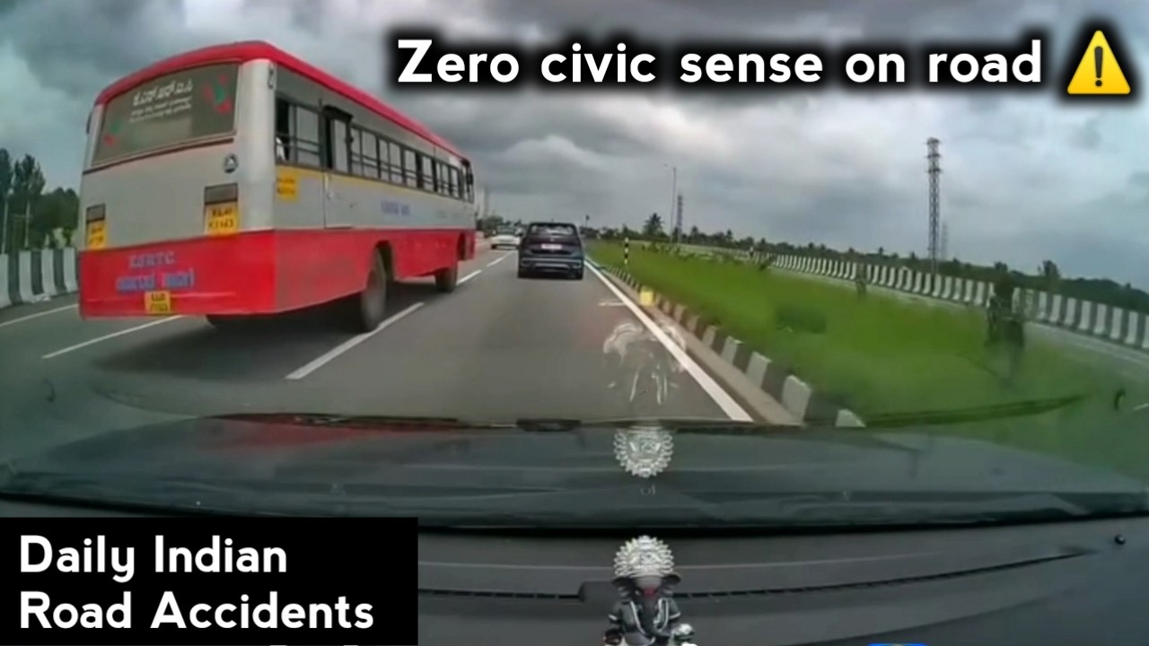 Zero civic sense 🤡  बेवकूफ है लोग _ Extreme Road incident, Road Rage & Accidents _ Sadak Show.