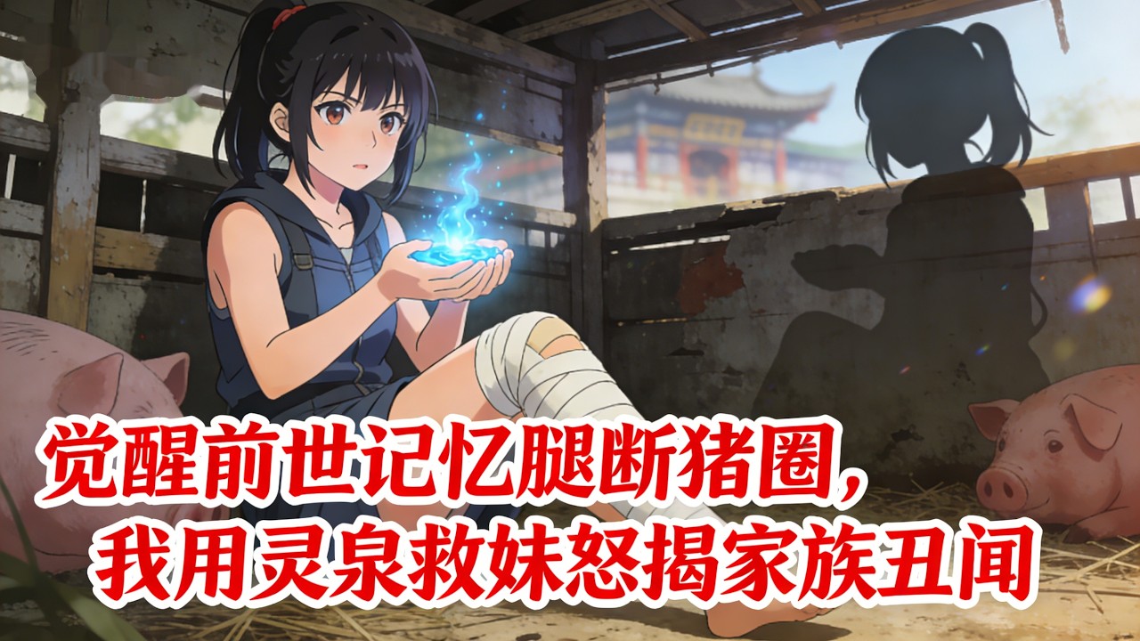 覺醒前世記憶腿斷豬圈，我用靈泉救妹怒揭家族醜聞。靈泉治癒斷腿，十倍時間謀劃復仇。#都市小说 #玄幻小说