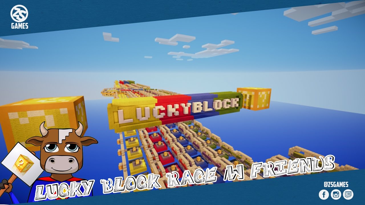 Minecraft | Lucky Block Race /w Chabinho /w Alma /w Animoor