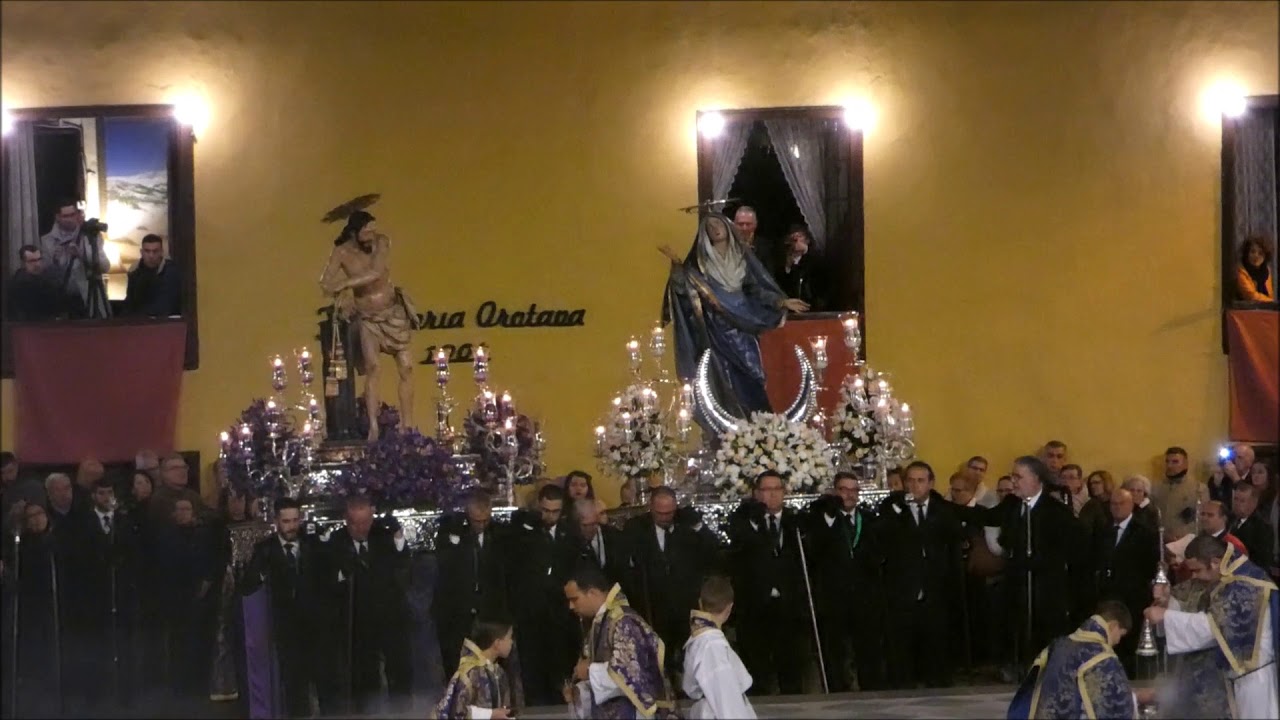 Entrada Señor de La Columna a la Plaza 2019  Pasión Villera TV.