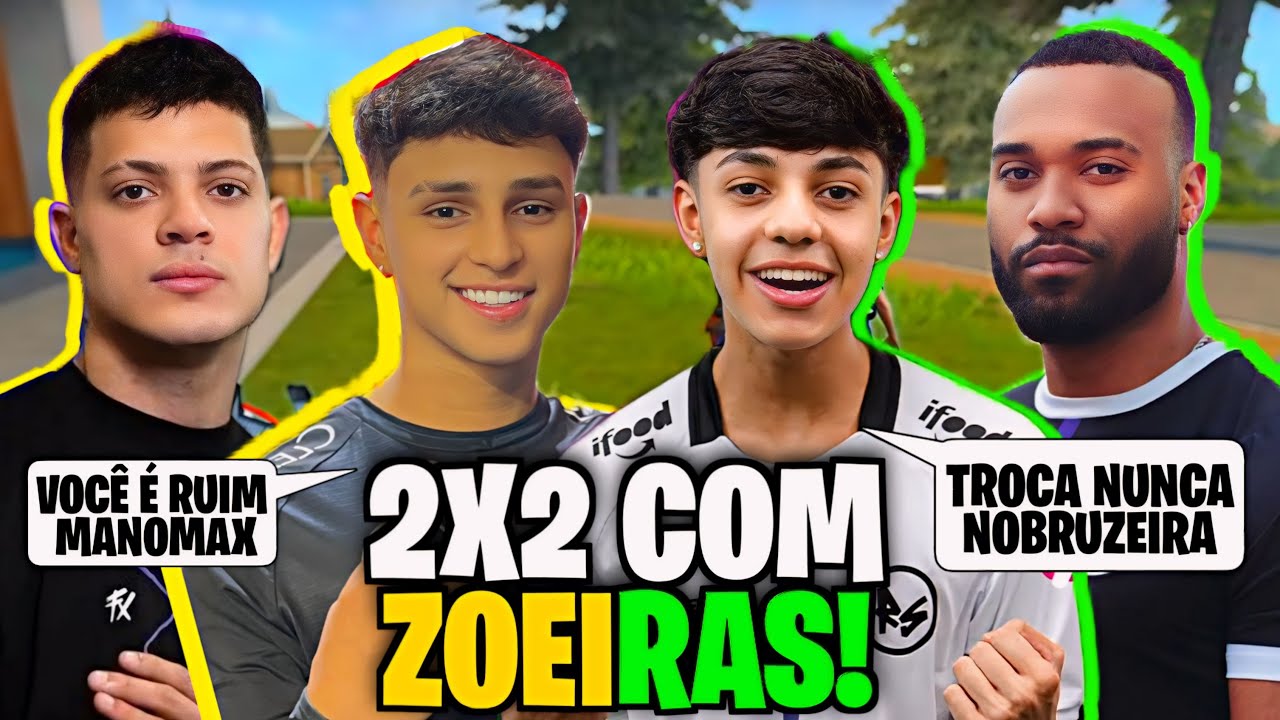 MANOMAX MESMO TRAVADO AMASSOU NOBRU E CEROL INCRIVELMENTE NESSE 2X2! FT. GURAS!