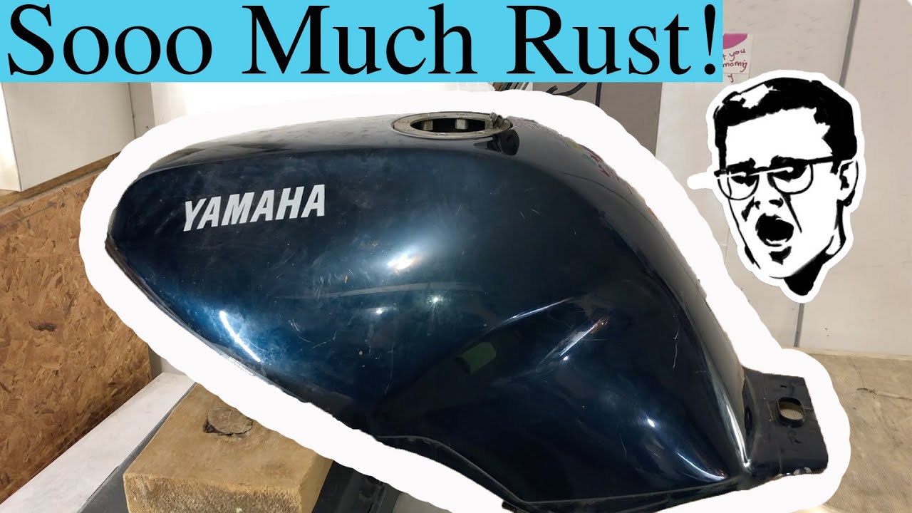 Как удалить ржавчину с бензобака - Yamaha XJ600