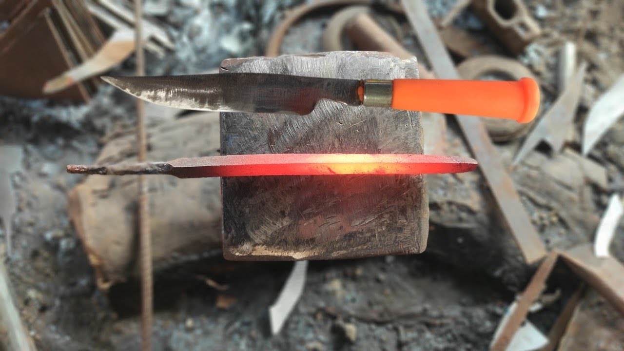 রেতি দিয়ে ছুরি তৈরি#trending #viralvideo #blacksmith #mkmukim99