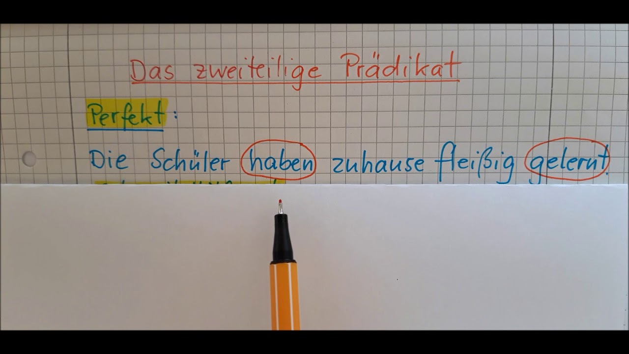 3 Das zweiteilige Prädikat