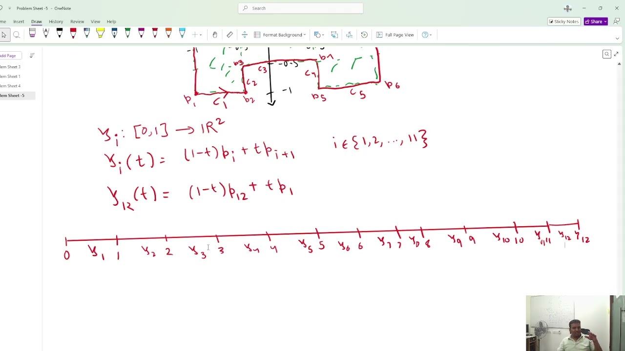 Problem Sheet:5(Part 2-Parametrisations of Curves)
