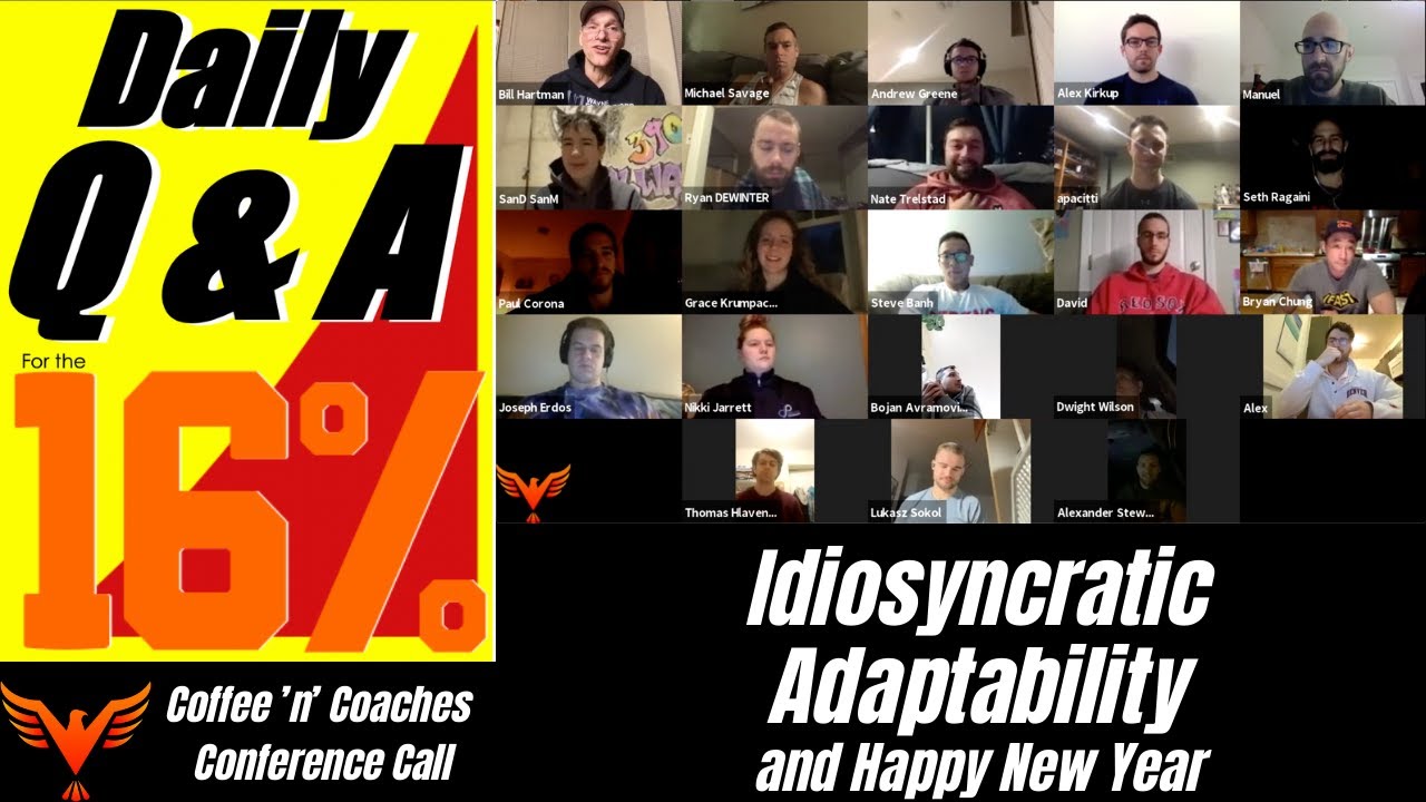 Coffee 'n' Coaches Conference Call - Idiosyncratic Adaptability - BillHartmanPT.com