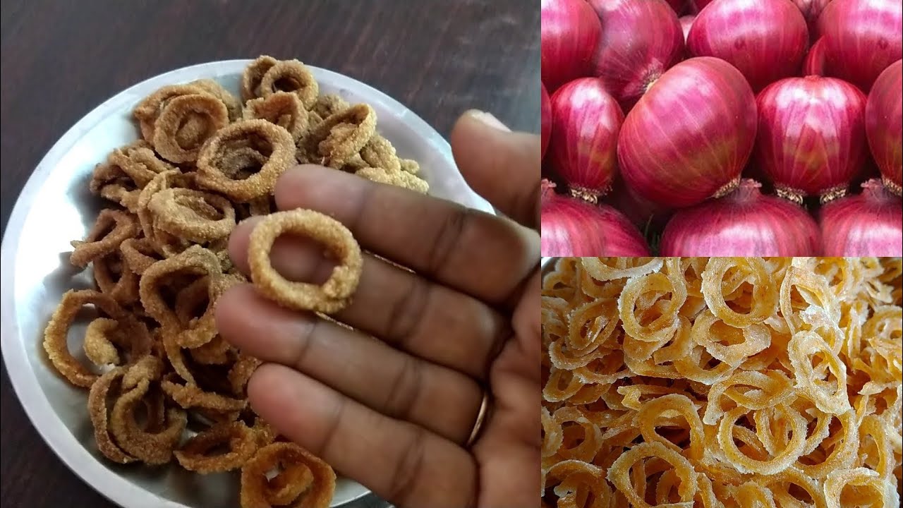 வெங்காய வடகம் செஞ்சு பாருங்க | onion ring vadagam | onion vadagam snack recipe preparation