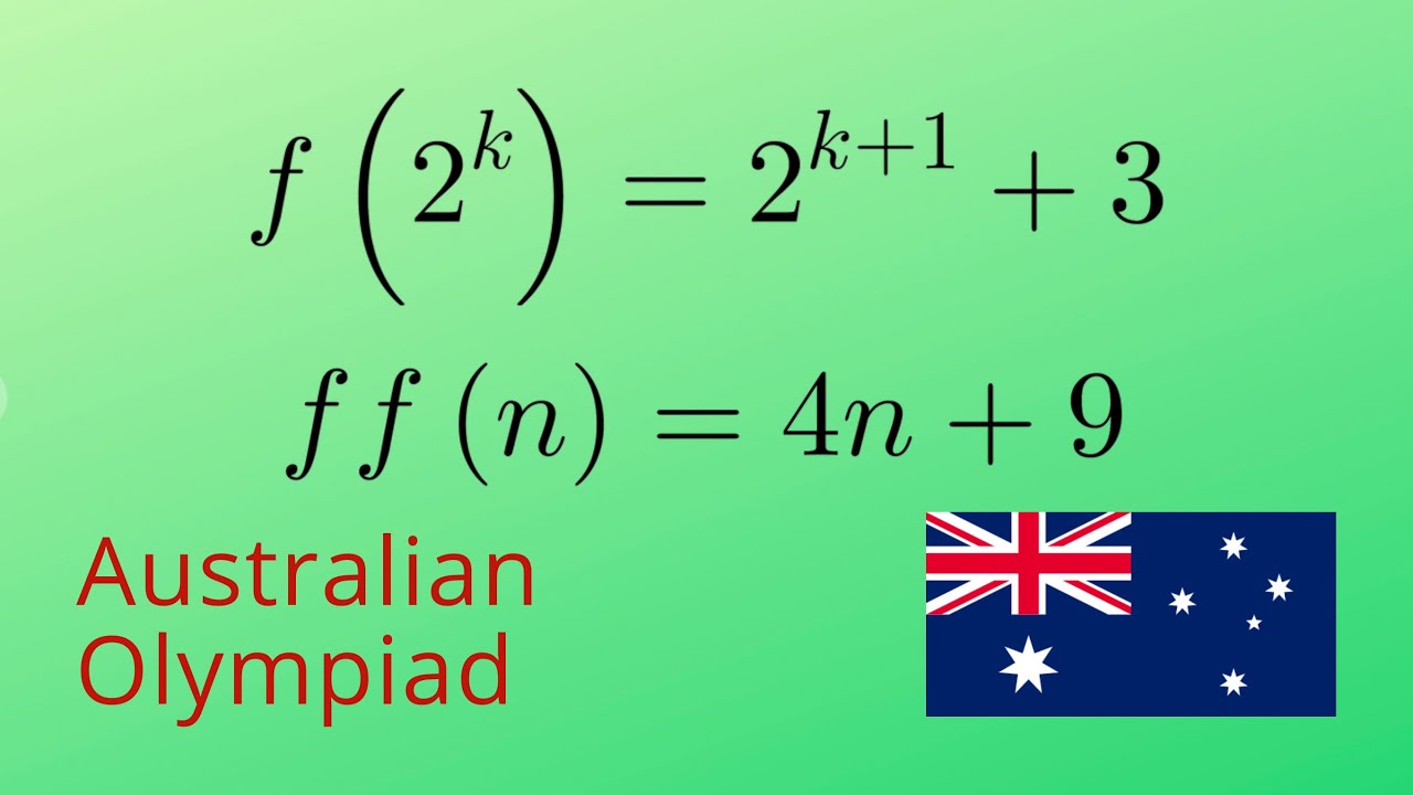 Determine f(1789) | Australian Maths Olympiad 1989