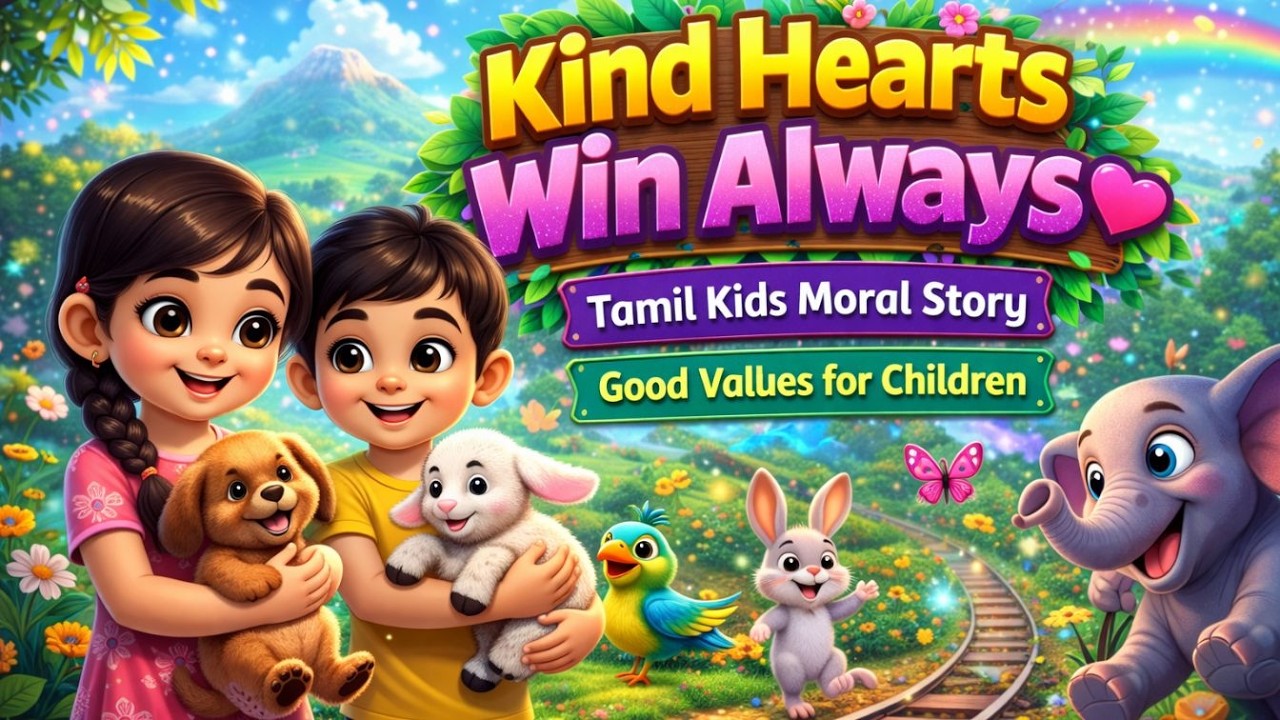 Kind Hearts Win Always | Tamil Kids Moral Story | Good Values for Children