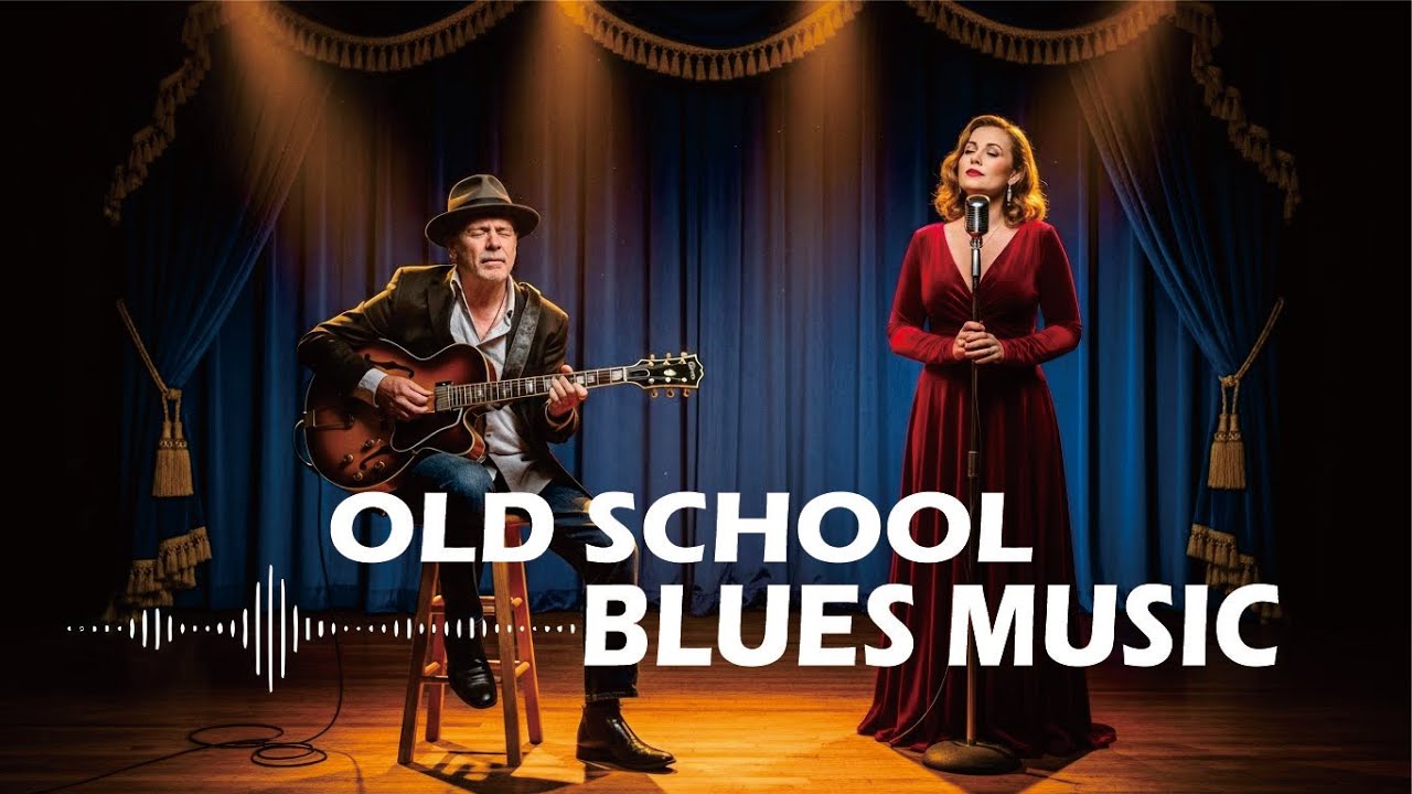 LIVE Smooth Classic Blues 🎶 Relaxing Vintage Blues Music Collection