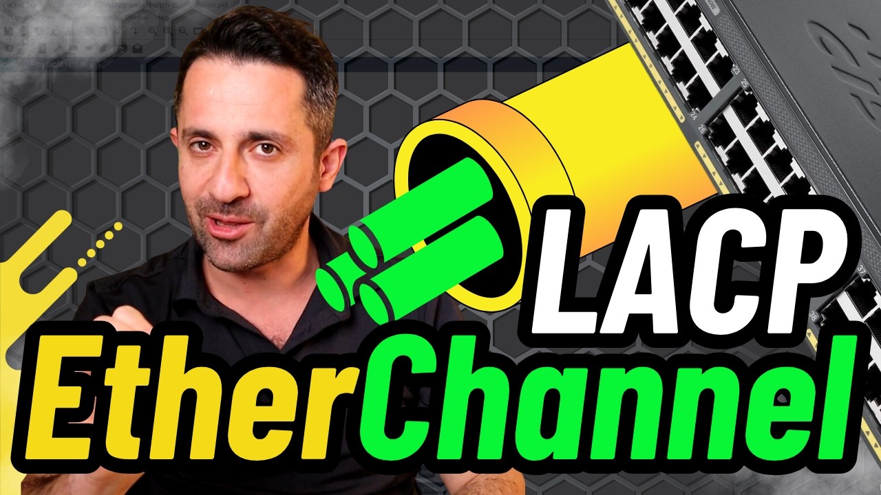 Learn EtherChannel Cisco Packet Tracer Config in 6 Minutes! | LACP | CCNA Configs