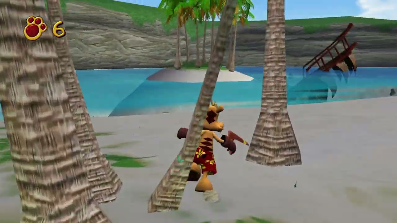 Learning to Ground Swim in Ty the Tasmanian Tiger