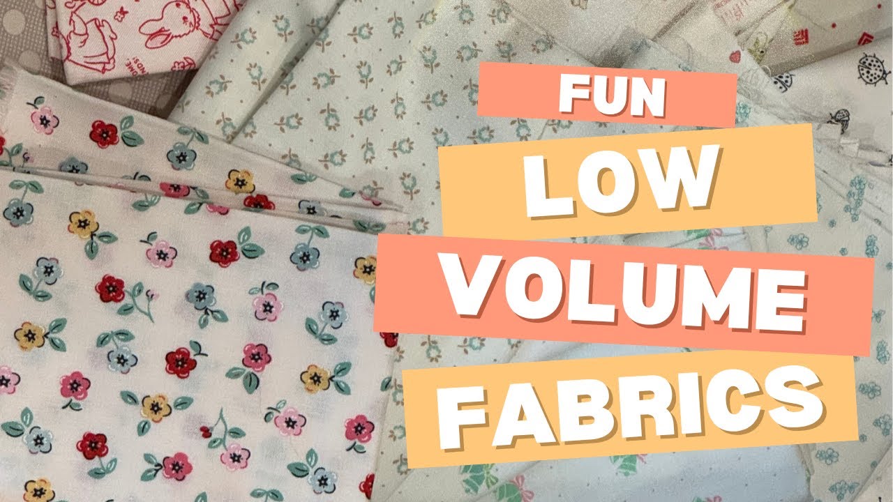 What are Good Low Volume Fabrics? Join Holly on her low volume journey to see examples for quilts. 