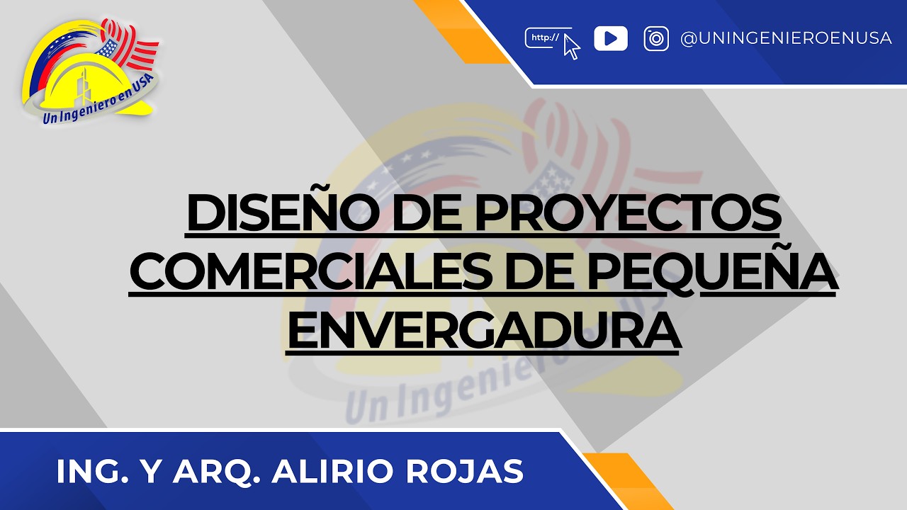 🎓 MASTERCLASS - DISEÑO DE PROYECTOS COMERCIALES DE PEQUEÑA ENVERGADURA