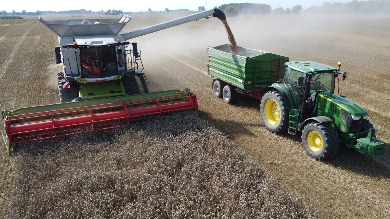 ŻNIWA 2025/ CLAAS TRION 660 & CLAAS TUCANO & JOHN DEERE