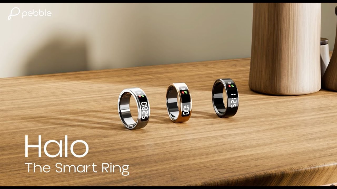 Pebble Halo | Smart Ring | Health Tracker | Digital Display | #FutureOnYourFinger