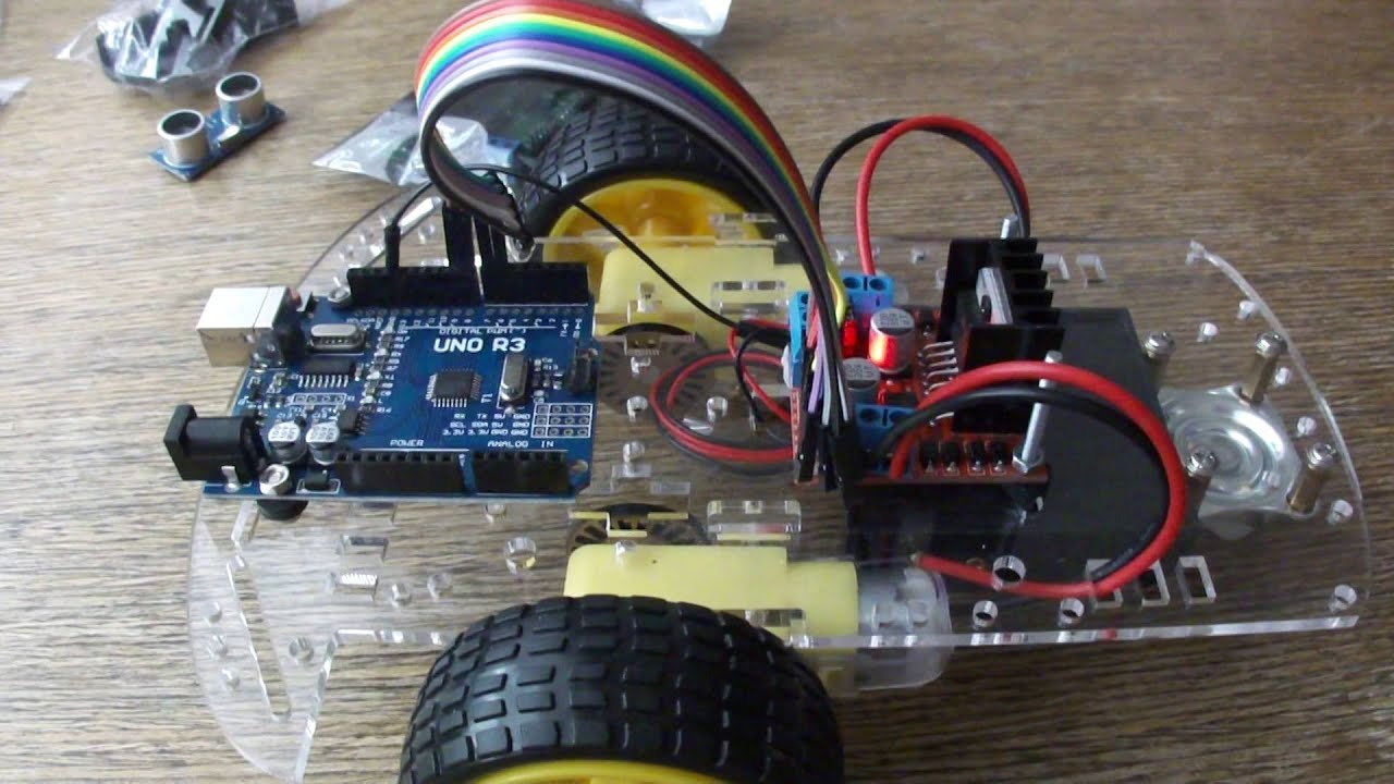 Basic Arduino Robot Car Kit + Motor driver L298N H-Bridge module