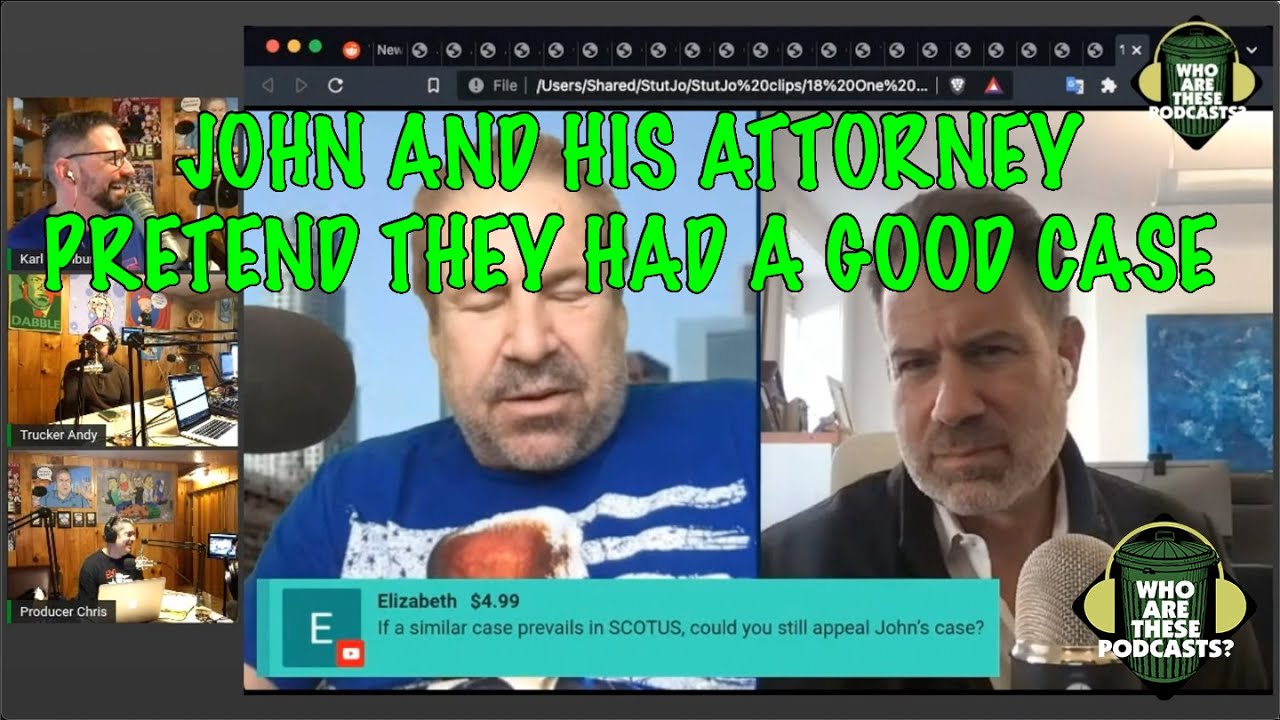 Stuttering John Talks to Attorney About Losing SXM Case