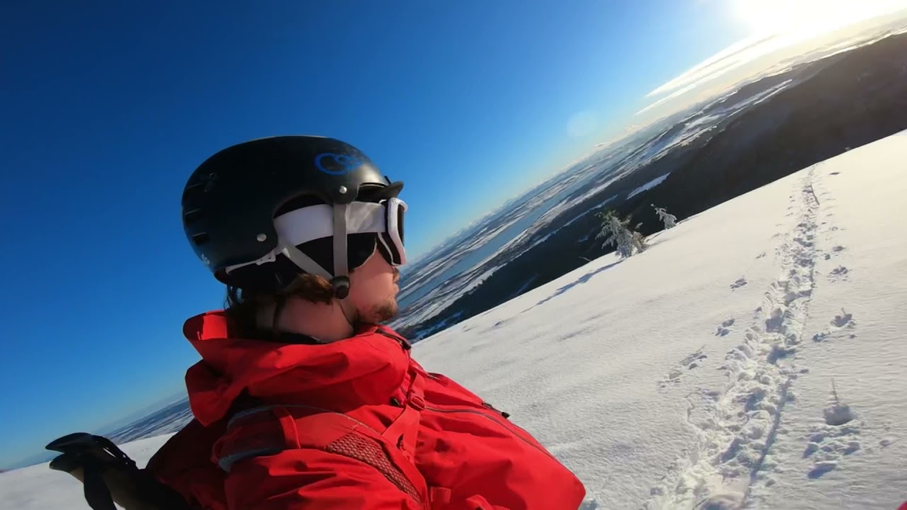 Slpitboarding in the Scottish Highlands