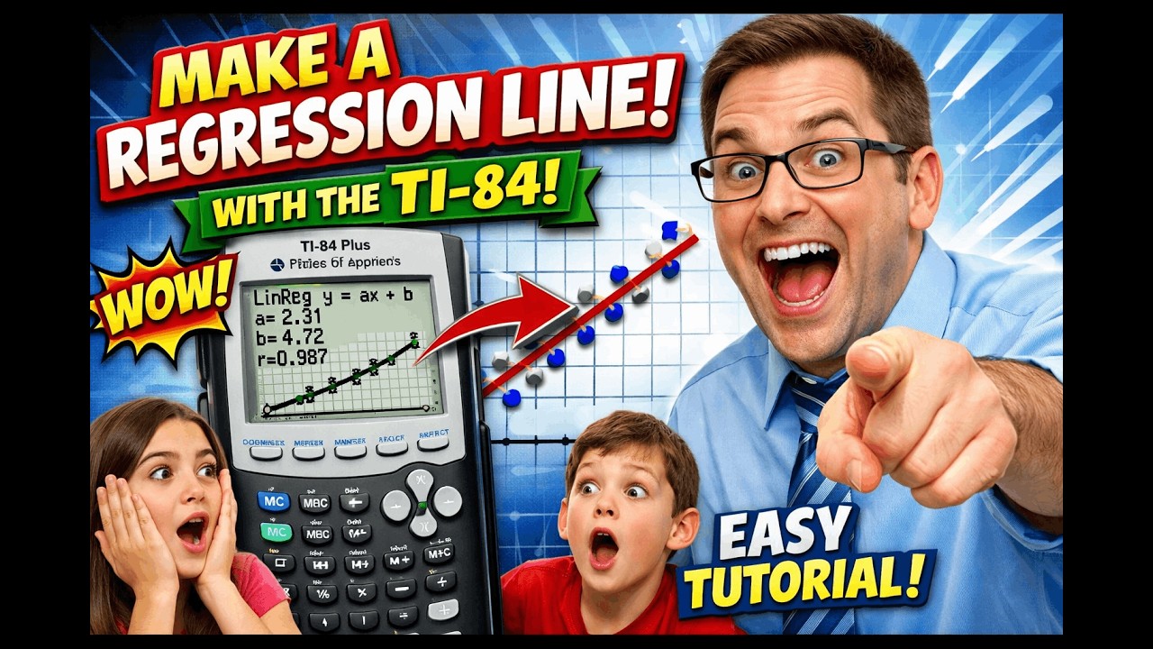 Mr. Rodi Helps Students Make a Regression Line using TI-84 Calculator