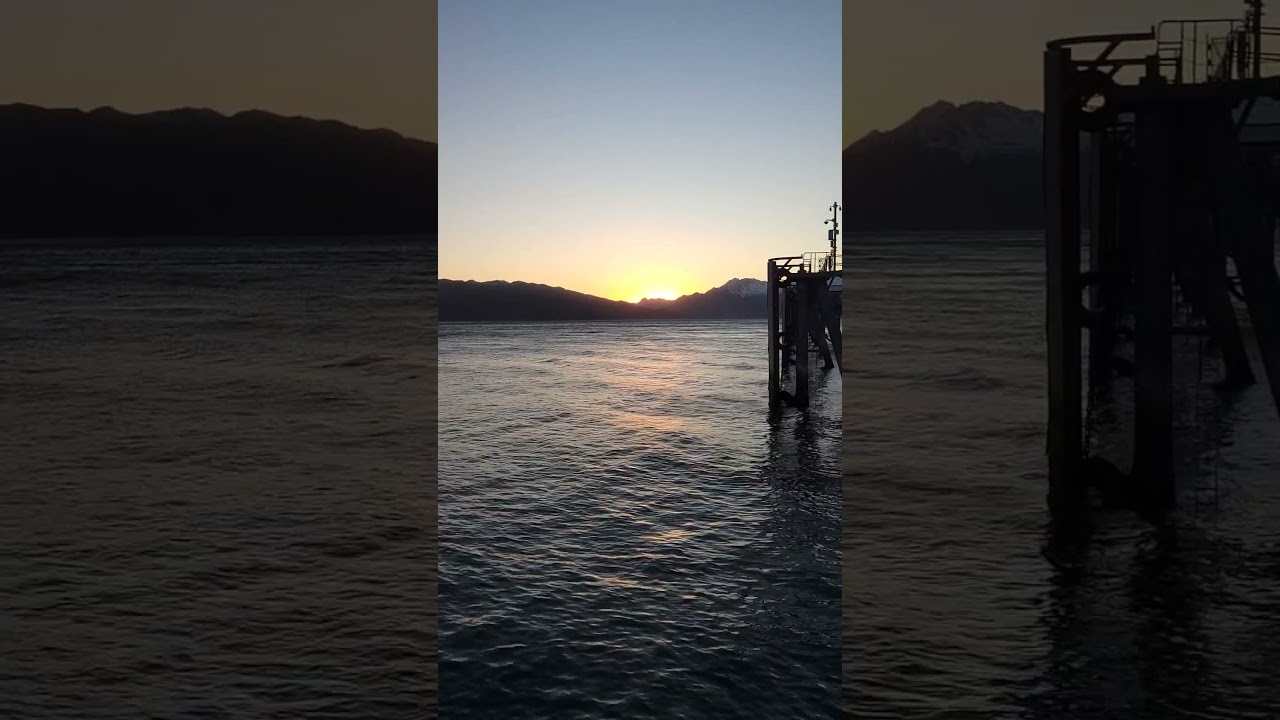 Waves Rolling in the Port of Valdez
