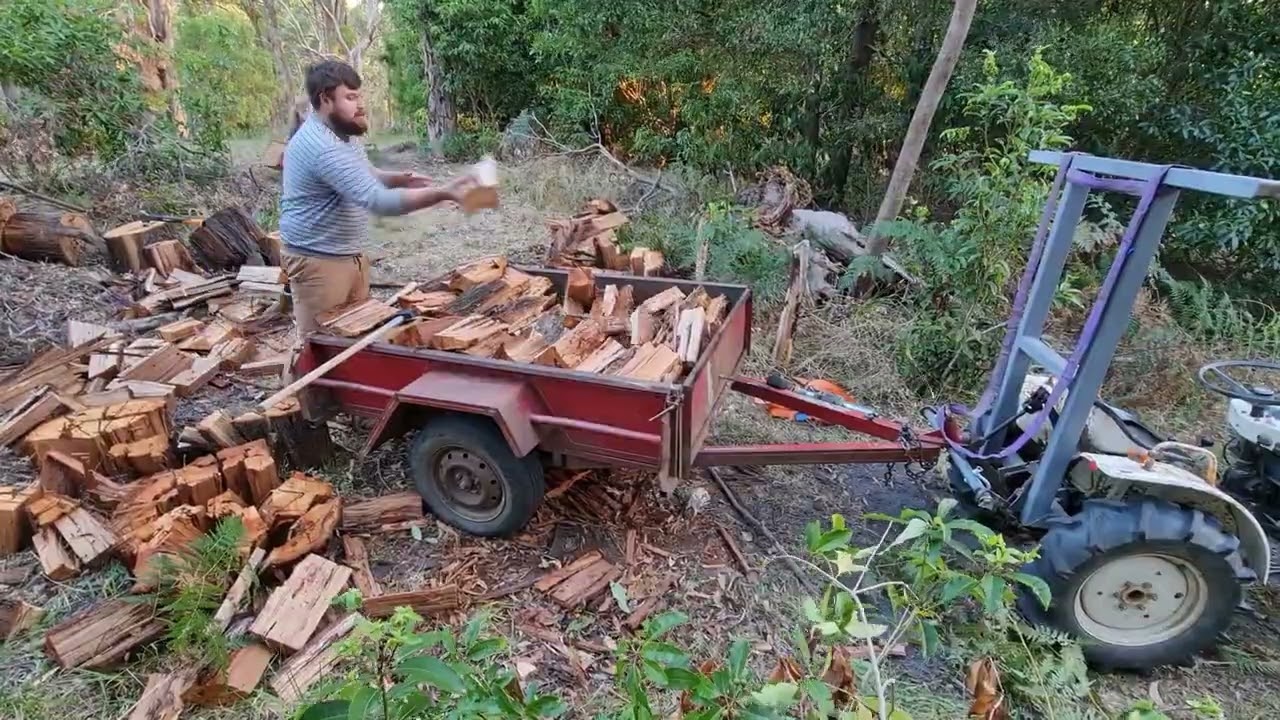 AUSTRALIAN HOMESTEAD. All hands on deck to get it done.
