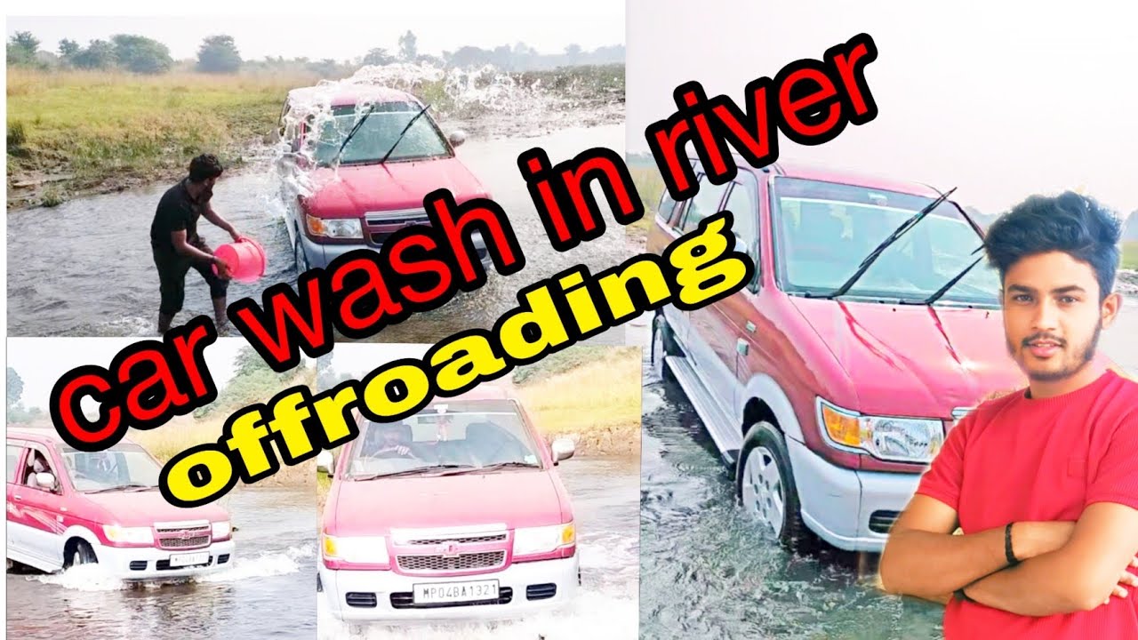 ||ANURAGVLOGS || #carwash #offroding #river #tavera #mranuraggour #vlog #myfirstvlog