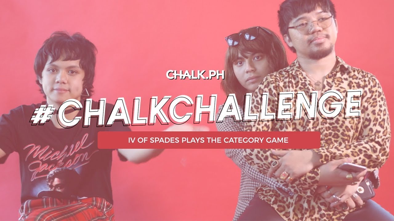 #ChalkLovesIVofSpades: IV Of Spades Bares Their Goofy Side In This Round Of #ChalkChallenge!