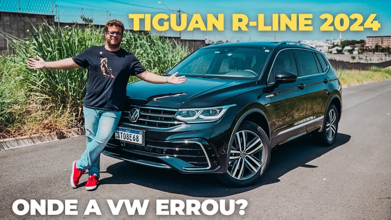 ANDEI NO NOVO TIGUAN R-LINE 2024 E COMPAREI COM A 2021