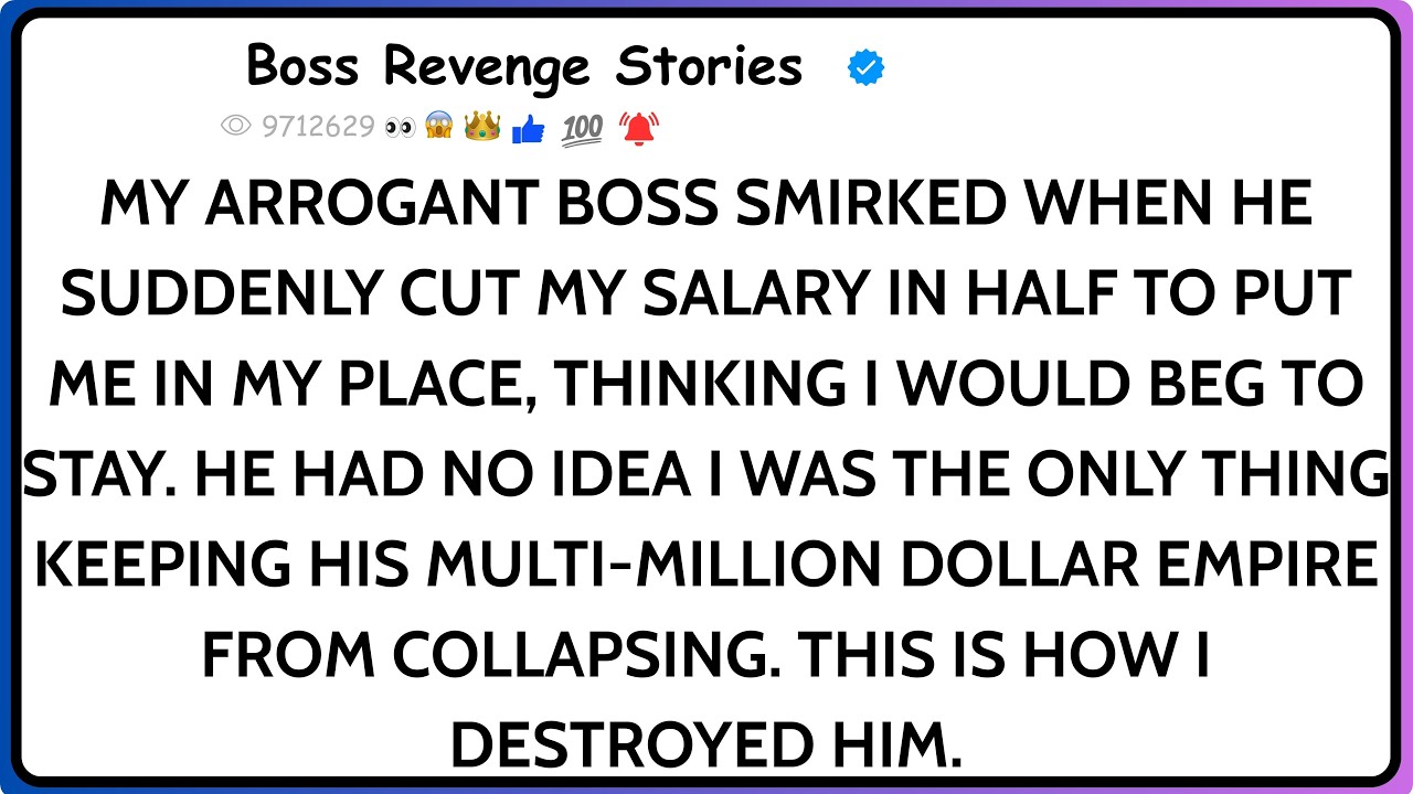 Boss Cut My Salary in Half During Review — Didn't Know I Was Already Planning My Exit