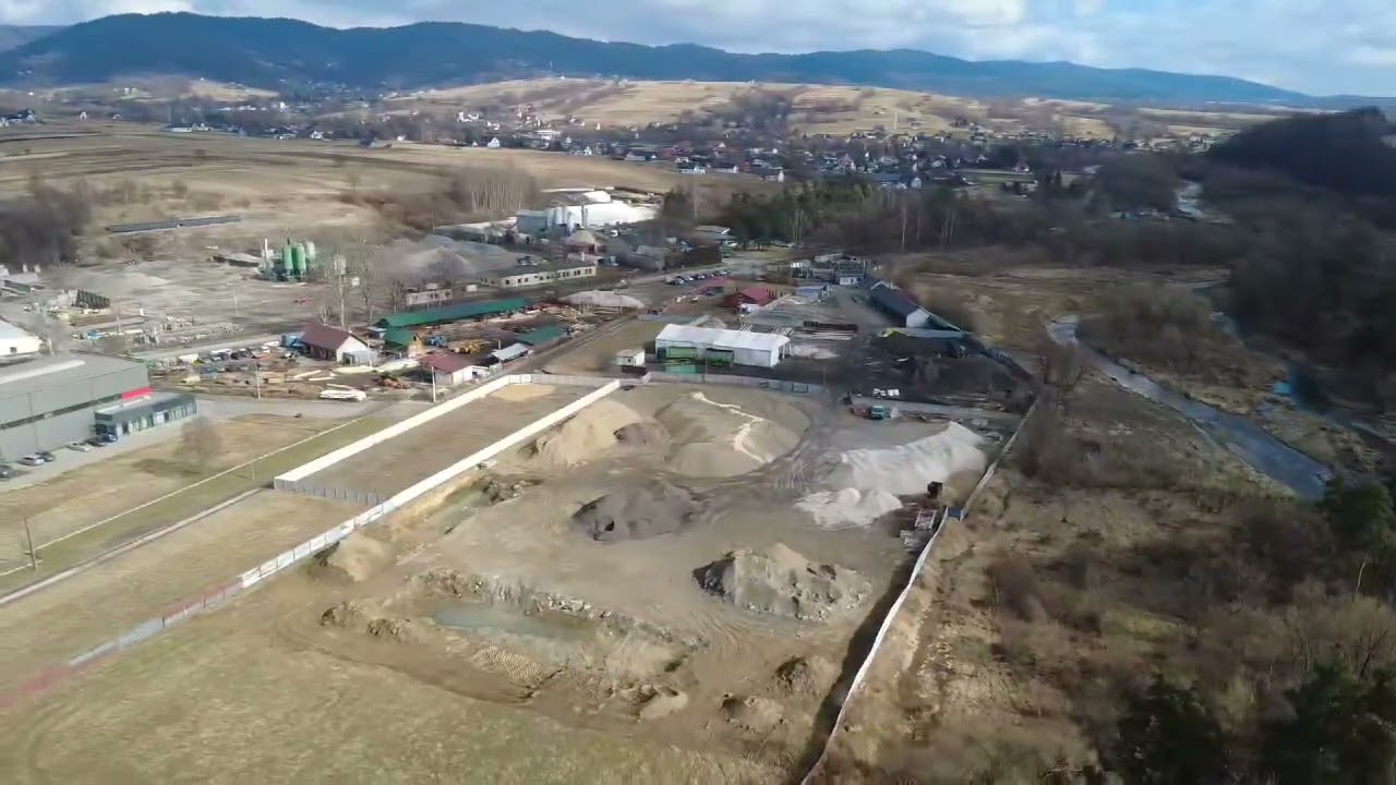 Ujęcie z drona. Tym razem pokazujemy Rychwałd, Moszczanice i Łękawice.