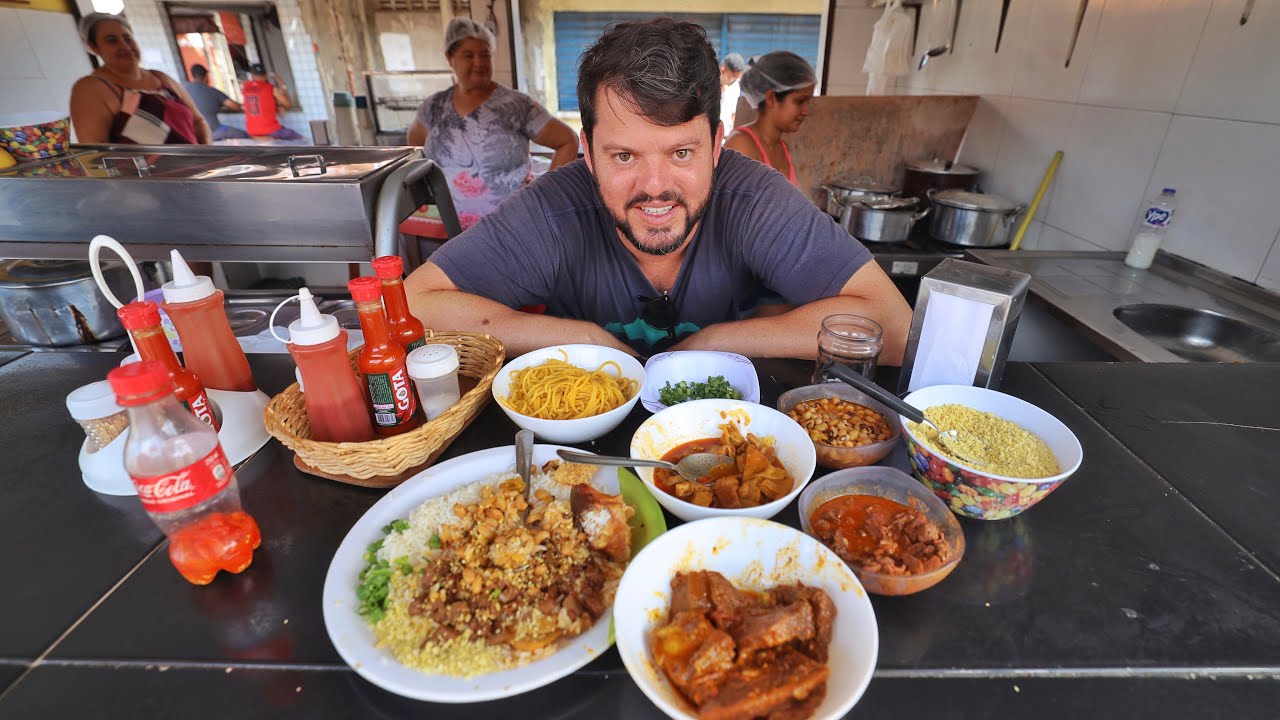 INACREDITÁVEL🤩 COMIDA do Maranhão - Rainha das Panelas + PESCOÇO de Bode - TUTÓIA vai te encantar!