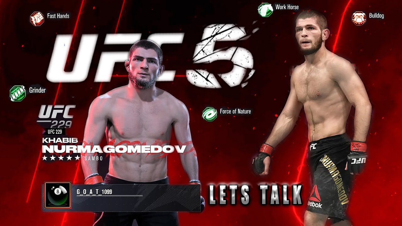 Best of Khabib Nurmagomedov - UFC 5 (Striking Versus Ilia Topuria)