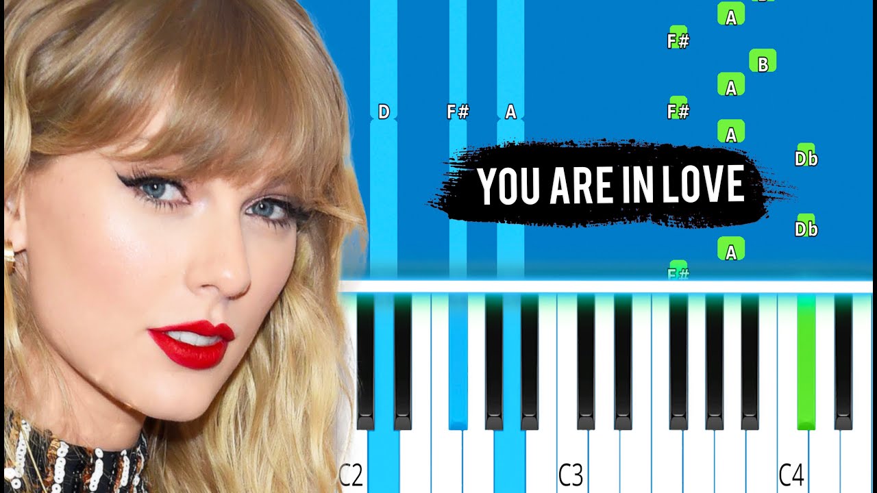 Taylor Swift - You Are In Love - Piano Tutorial