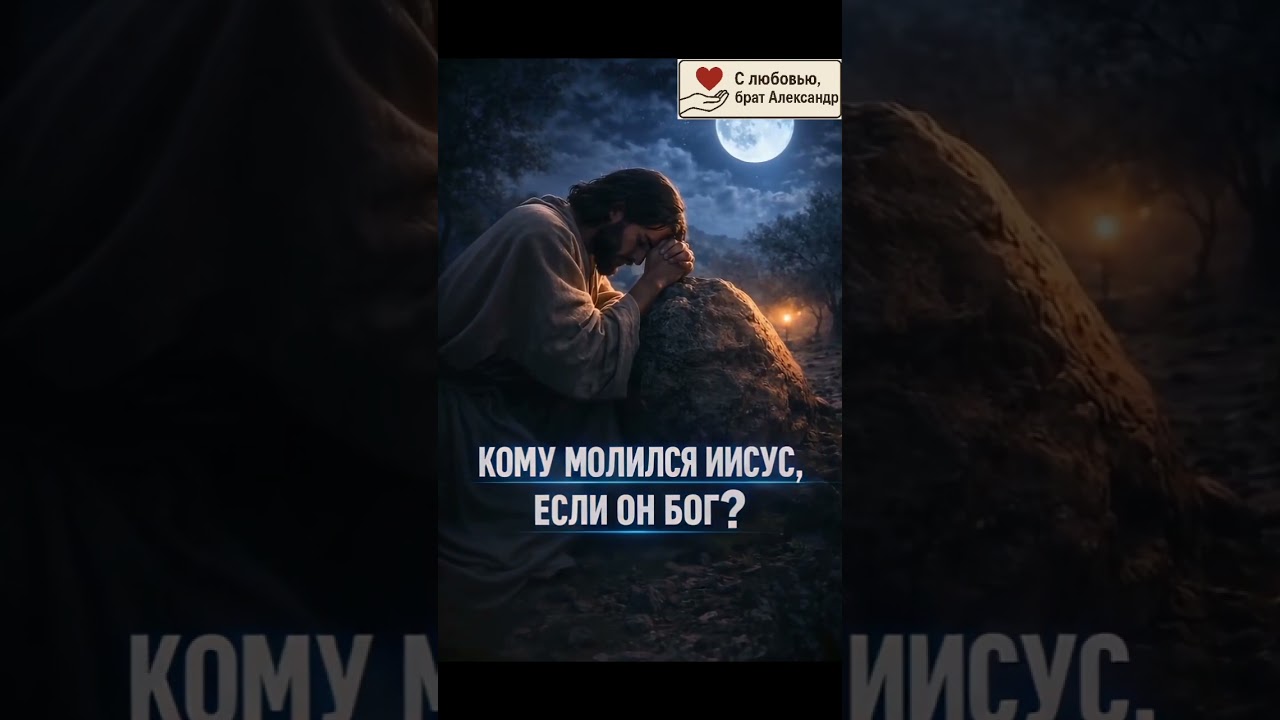КОМУ МОЛИЛСЯ ИИСУС ХРИСТОС ,  ЕСЛИ ОН БОГ?            #МОЛИТВА #ТРОИЦА #БОГ#ИисусБог 