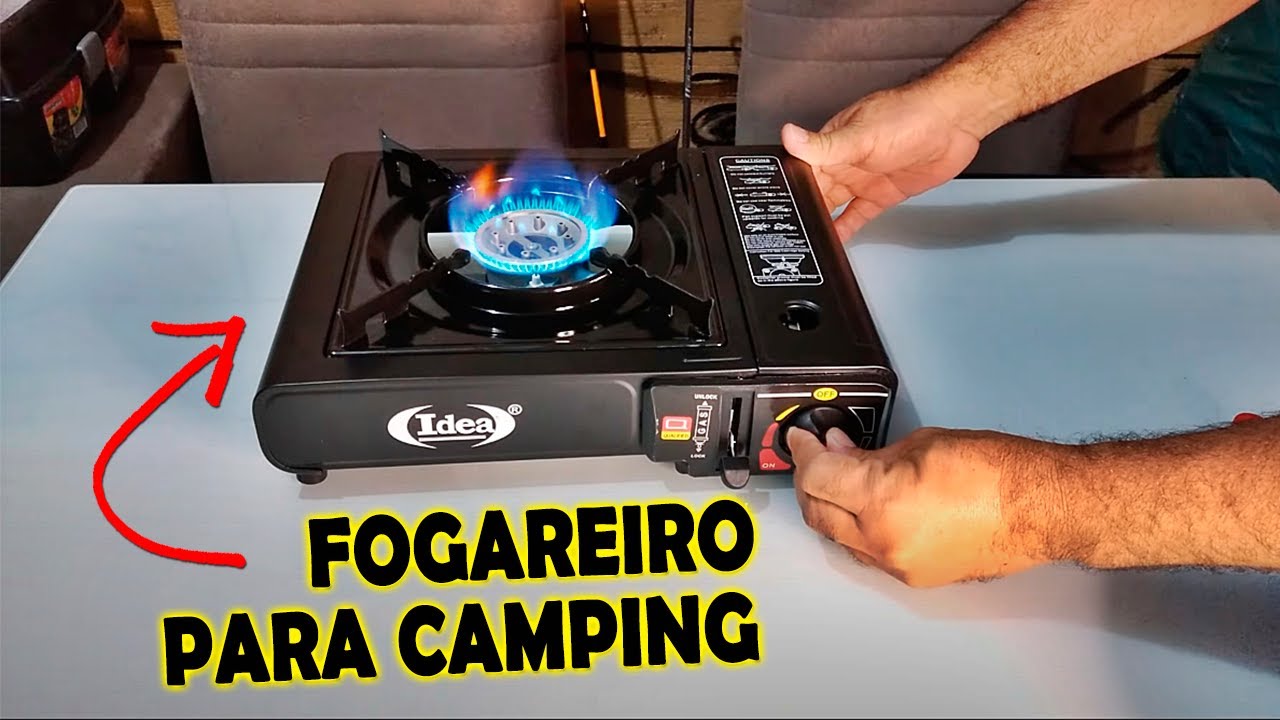 Chegou o Fogareiro Idea para Camping & Estou ansioso para usar
