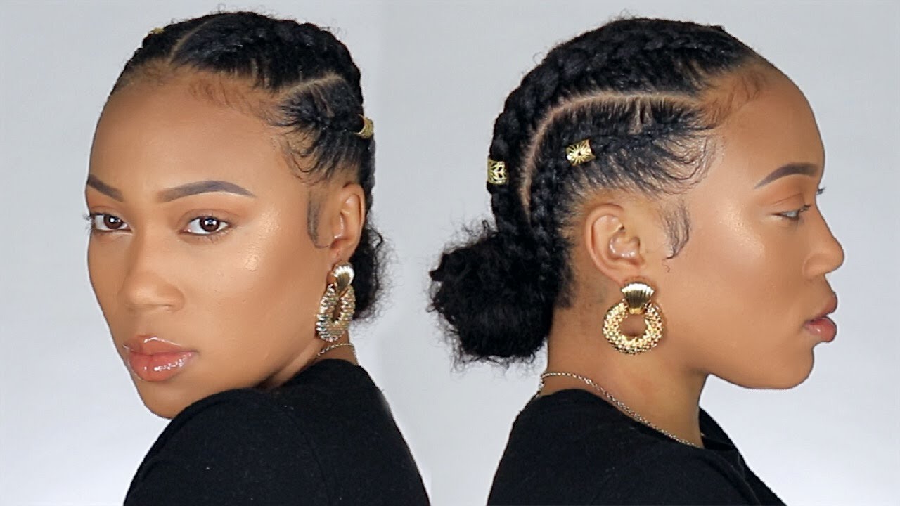 HOW TO: FOUR EASY AND SIMPLE BRAIDS ON NATURAL HAIR