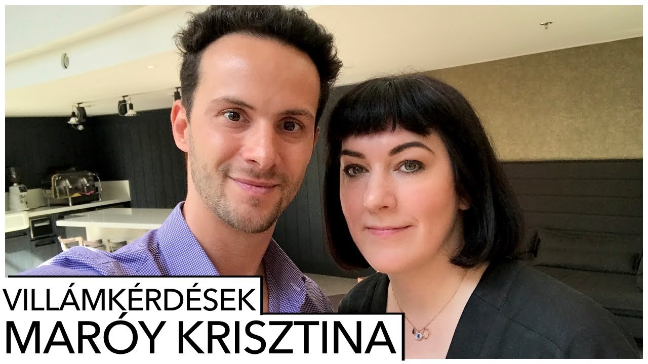 MARÓY KRISZTINA GLAMOUR FŐSZERKESZTŐ ✖️SZÁNTÓ PÉTER ✖️Villámkérdések⚡️