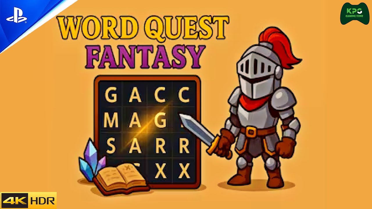 Word Quest Fantasy - Full Demo Gameplay Walkthrough 4K 2160p Ultra HD