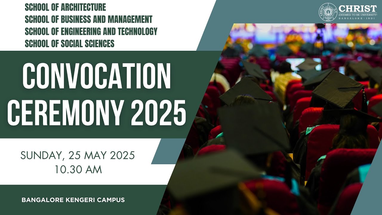 CONVOCATION 2025 - BANGALORE KENGERI CAMPUS