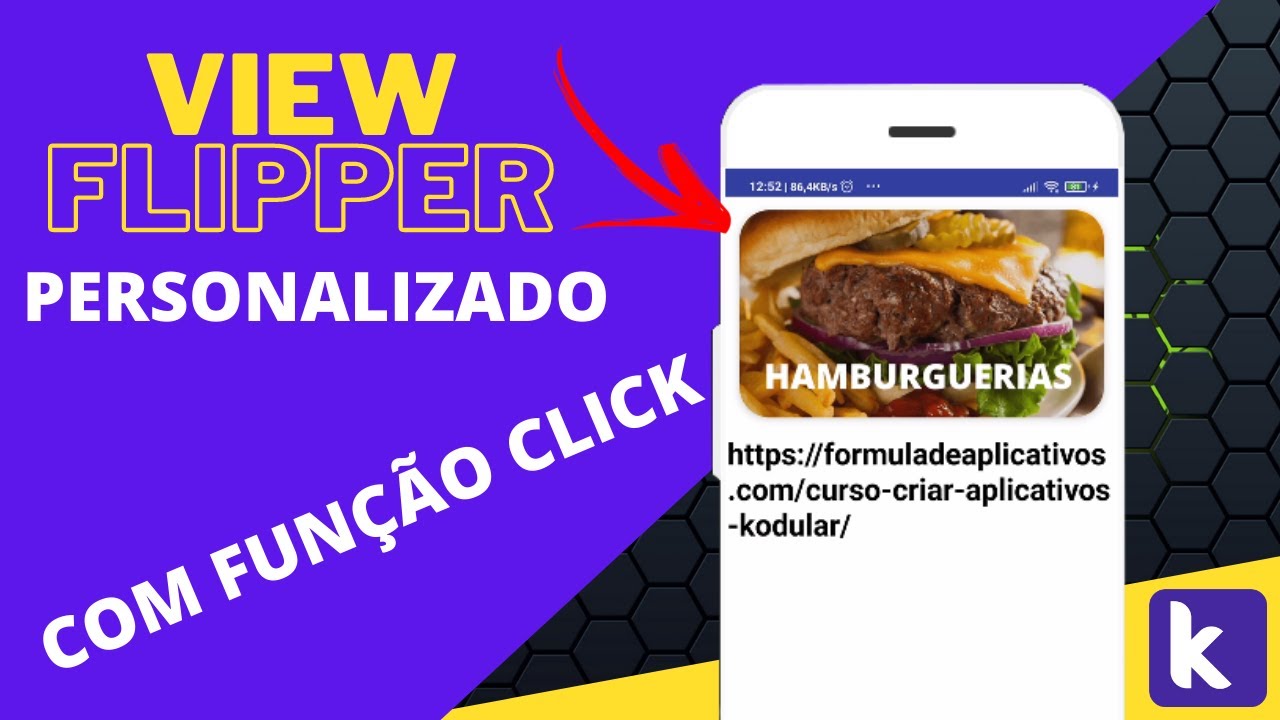 View Flipper Personalizado no Kodular -  Criar Aplicativo